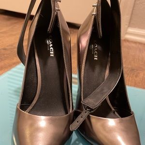 Coach high heels never worn
